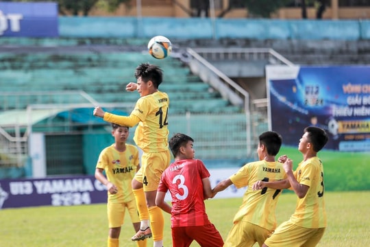 Giải Bóng đá U13 toàn quốc Yamaha Cup 2024: Xác định 2 cặp đấu ở bán kết