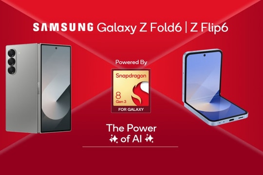 Snapdragon 8 Gen 3 được tích hợp trên điện thoại Samsung Galaxy Z toàn cầu