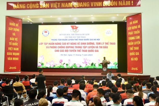 Nâng cao kỹ năng về dinh dưỡng, tâm lý và phòng chống Doping cho các đội tuyển