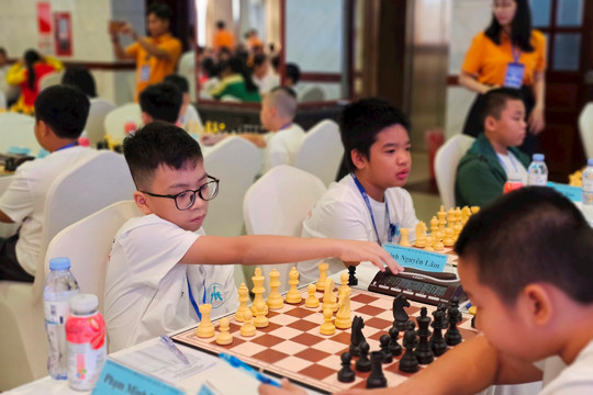 Hà Nội xếp nhì toàn đoàn Giải vô địch cờ vua trẻ xuất sắc Quốc gia