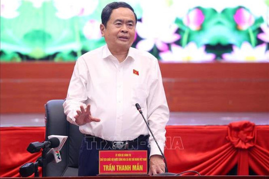 Chủ tịch Quốc hội Trần Thanh Mẫn làm việc với Ban Chấp hành Đảng bộ thành phố Hải Phòng