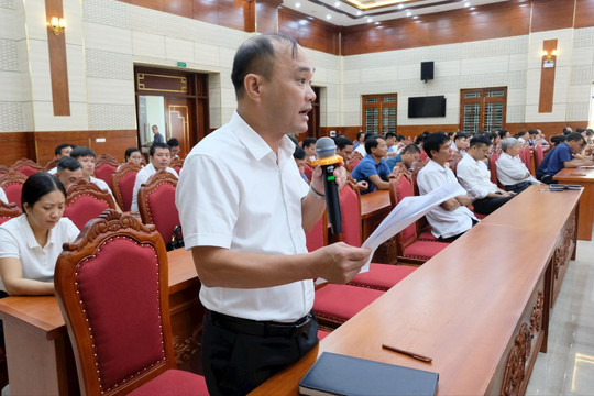 Cử tri huyện Phúc Thọ kiến nghị nâng cấp hạ tầng sản xuất nông nghiệp