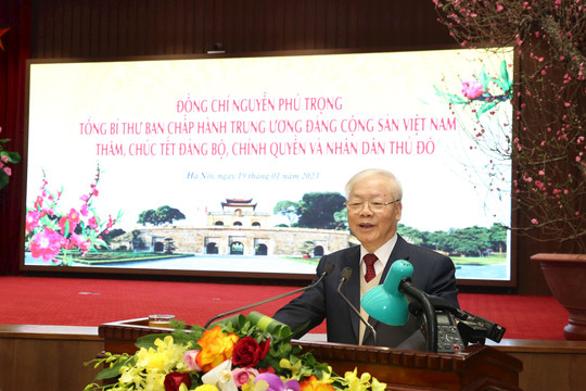 Tổng Bí thư Nguyễn Phú Trọng luôn dành tình cảm sâu nặng với Thủ đô Hà Nội