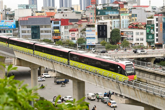 Không lùi tiến độ khai thác tuyến đường sắt đô thị Nhổn - Ga Hà Nội đoạn trên cao