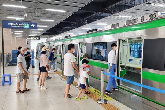 Khuyến khích người dân tham gia giao thông bằng đường sắt đô thị