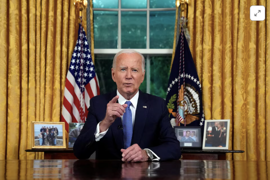 Tổng thống Mỹ Joe Biden: Tôi đang "truyền ngọn đuốc" để bảo vệ nền dân chủ