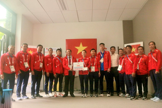 Đoàn thể thao Việt Nam được tặng 320 triệu đồng trước giờ tranh tài Olympic Paris