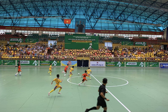 Vòng chung kết Giải bóng đá U11 toàn quốc 2024: U11 Sông Lam Nghệ An thắng U11 Bắc Ninh trong trận ra quân