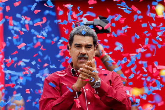 Tổng thống Venezuela Nicolas Maduro đắc cử nhiệm kỳ thứ 3