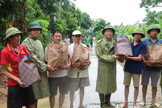 Phó Thủ tướng Chính phủ Lê Thành Long: Phải bảo đảm an toàn đời sống người dân vùng úng ngập Hà Nội