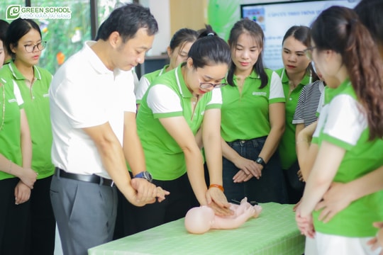 Green school đào tạo sơ cấp cứu ban đầu tại trường học