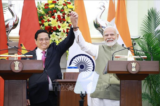 Thủ tướng Phạm Minh Chính và Thủ tướng Narendra Modi thống nhất phương châm “5 hơn” trong quan hệ hai nước