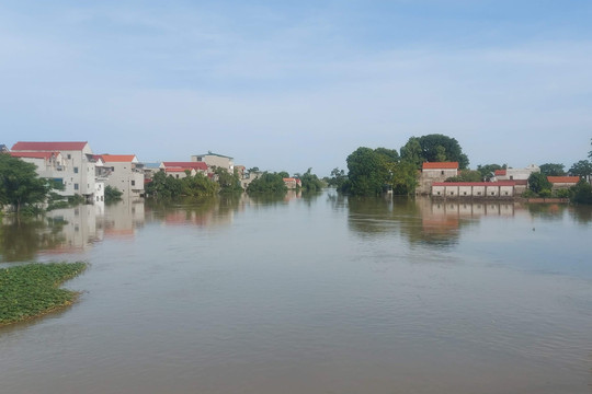 Hà Nội báo động lũ trên sông Tích, sông Bùi