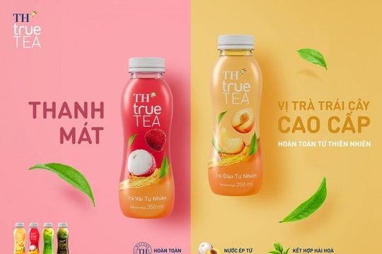 Tập đoàn TH ra mắt trà trái cây TH true TEA