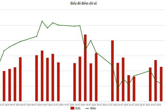 Nhà đầu tư ngoại bán ròng trong tháng 7