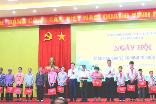 Tổ chức điểm ngày hội Toàn dân bảo vệ an ninh Tổ quốc tại Hương Ngải