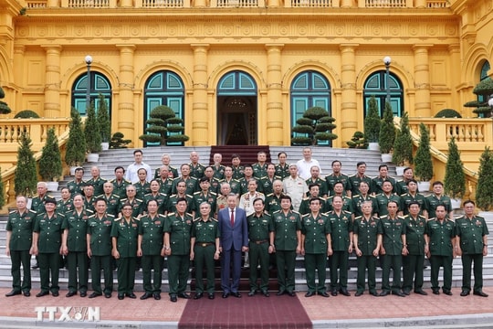 Tổng Bí thư, Chủ tịch nước Tô Lâm gặp mặt Đoàn cựu chiến binh Sư đoàn 308