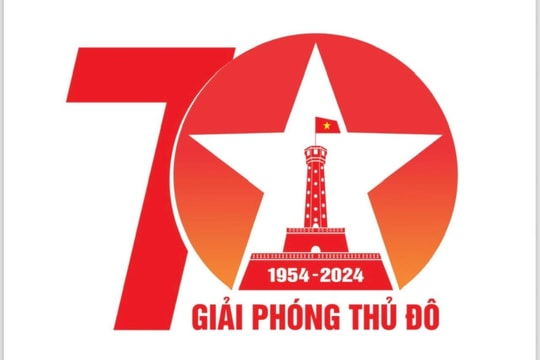 Thống nhất sử dụng mẫu biểu trưng kỷ niệm 70 năm Giải phóng Thủ đô