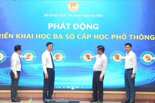 Năm học 2024-2025, Hà Nội triển khai học bạ số ở tất cả các trường phổ thông