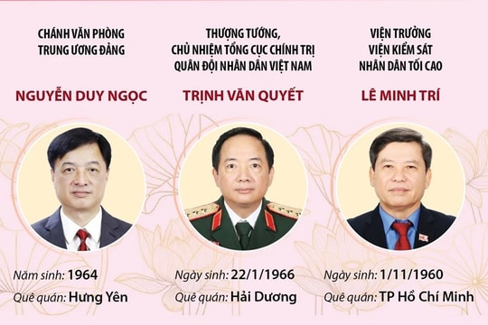 Danh sách các đồng chí trong Ban Bí thư Trung ương Đảng khóa XIII