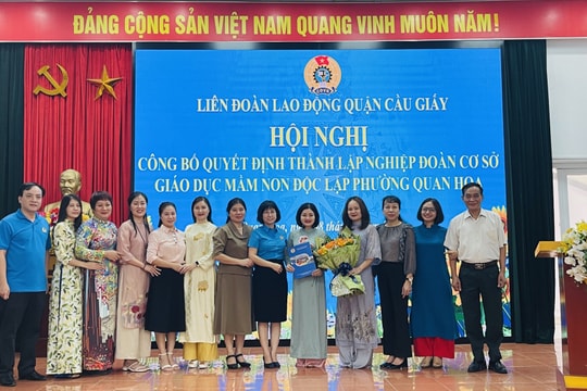 Bước tiến mới trong bảo vệ quyền lợi người lao động tại cơ sở giáo dục mầm non độc lập