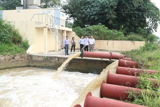 Hà Nội: Cải tạo, nâng cấp hệ thống trạm bơm Mạnh Tân (Đông Anh)