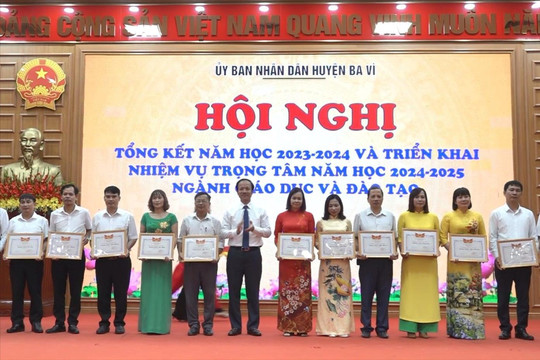 Ngành Giáo dục huyện Ba Vì đẩy mạnh chuyển đổi số trong dạy và học