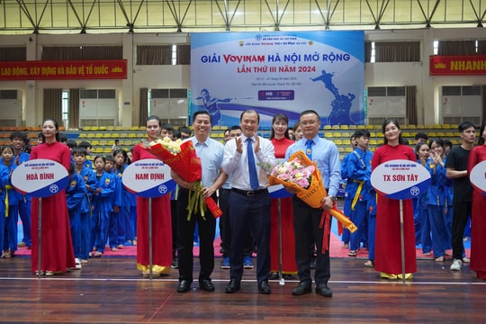 Gần 700 VĐV dự Giải Vovinam Hà Nội mở rộng năm 2024