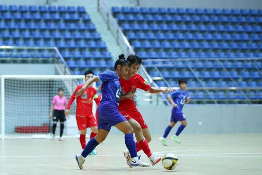 CLB nữ Thái Sơn Nam thắng đậm trong ngày khai màn giải futsal quốc gia