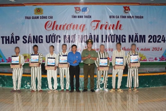 Ninh Thuận: Thắp sáng ước mơ hoàn lương tại Trại giam Sông Cái