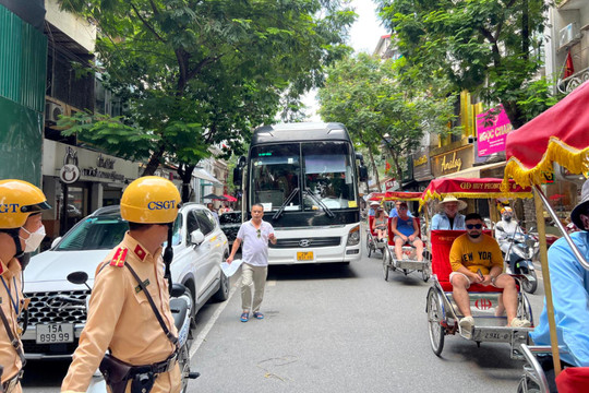 Cảnh sát giao thông Hà Nội triển khai nhiều biện pháp bảo đảm giao thông kỳ lễ Quốc khánh