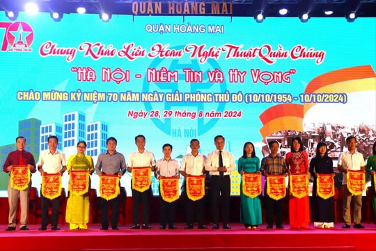 Hoàng Mai: Sôi nổi liên hoan nghệ thuật quần chúng “Hà Nội - Niềm tin và hy vọng”