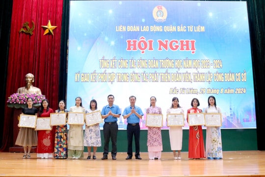 Quận Bắc Từ Liêm: Hoạt động Công đoàn khối trường học đạt nhiều kết quả tích cực