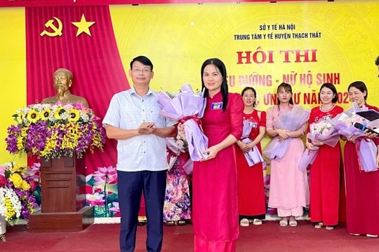 Huyện Thạch Thất (Hà Nội) Tổ chức hội thi điều dưỡng, hộ sinh giỏi và quy tắc ứng xử