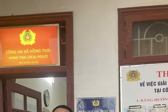 Công an huyện Phú Xuyên (Hà Nội) Tuyên truyền Luật Quản lý, sử dụng vũ khí, vật liệu nổ