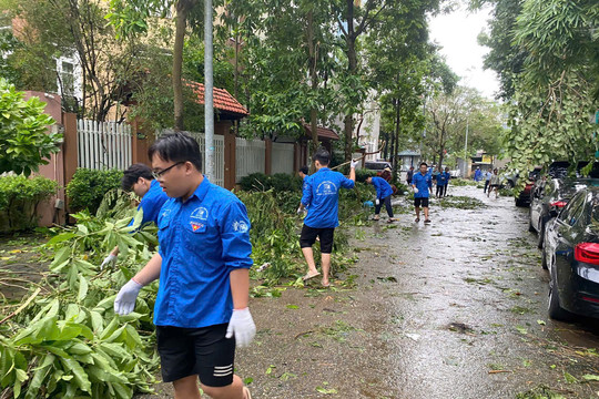 Thành phố Hà Nội dồn lực khắc phục hậu quả bão số 3