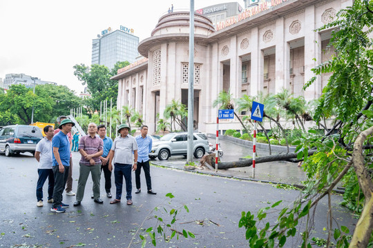 Chủ tịch UBND thành phố Trần Sỹ Thanh: Khôi phục hệ thống giao thông ngay trong ngày 8-9