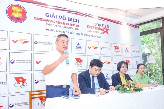 Hơn 1.000 huấn luyện viên, vận động viên dự giải taekwondo các câu lạc bộ quốc gia
