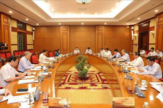 Tổng Bí thư, Chủ tịch nước Tô Lâm chủ trì họp Bộ Chính trị chỉ đạo việc khắc phục hậu quả bão số 3