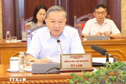 Tổng Bí thư, Chủ tịch nước Tô Lâm thăm hỏi đồng bào, chiến sĩ bị ảnh hưởng của bão số 3