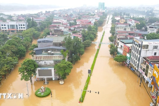 3.500 hộ dân ở Yên Bái phải di dời do ngập lụt sau bão số 3