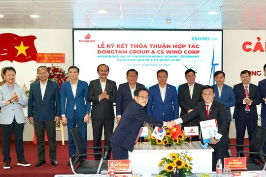 Đồng Tâm Group và CS Wind hợp tác xây dựng nhà máy điện gió