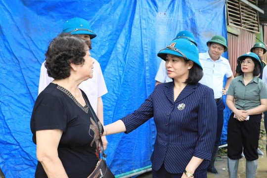 Phó Bí thư Thường trực Thành ủy Nguyễn Thị Tuyến Bảo đảm an toàn cho Nhân dân Phúc Xá phải đặt lên hàng đầu
