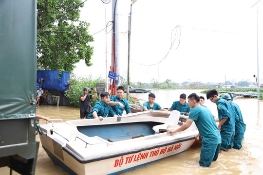 Nhân dân đánh giá cao công tác chỉ đạo kịp thời của Hà Nội trong phòng, chống lụt bão