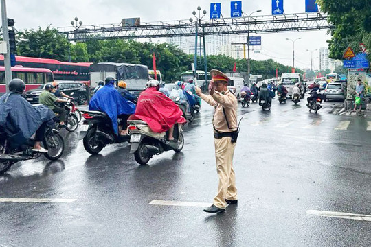 Phương án phân luồng giao thông sau khi cấm các phương tiện qua cầu Đuống