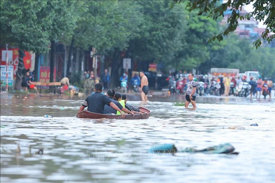 Thành phố Thái Nguyên sau bão số 3