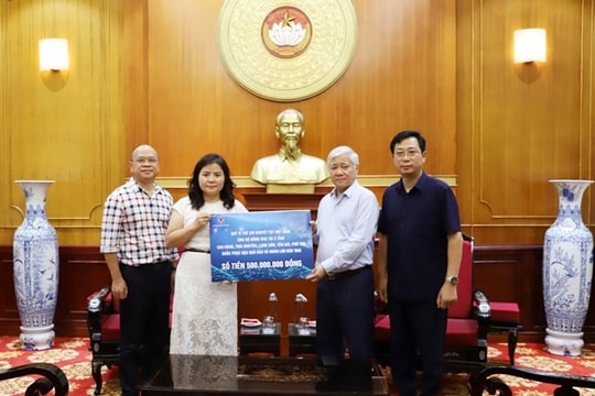 Ban Vận động Cứu trợ Trung ương đã tiếp nhận gần 418 tỷ đồng giúp đồng bào khắc phục hậu quả bão lũ