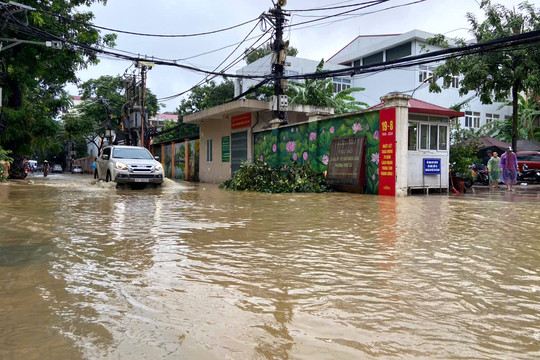 Ngập lụt chỉ xảy ra ở khu vực ngoài đê, không thể nào ngập vào nội đô