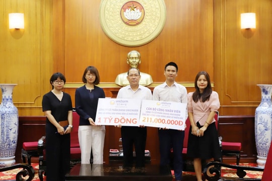 Diana Unicharm chung tay ủng hộ đồng bào vùng bão lũ miền Bắc