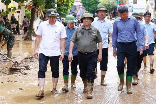 Thủ tướng: Yên Bái tập trung vào việc cứu hộ, cứu nạn, tìm kiếm người mất tích